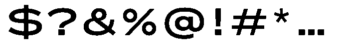 Meeting Bold Font OTHER CHARS