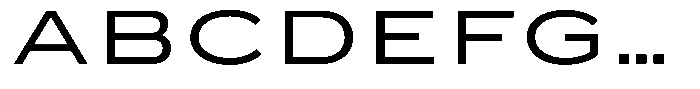 Meeting Regular Font UPPERCASE