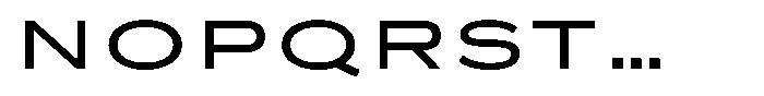 Meeting Regular Font LOWERCASE