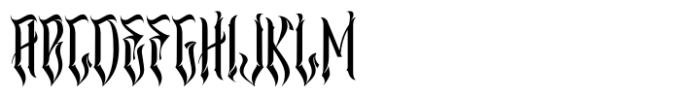 Mefora Font UPPERCASE