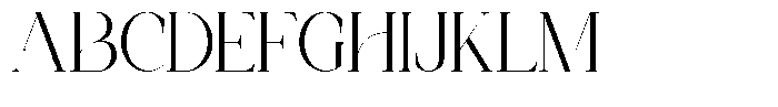 Mefralz Font UPPERCASE