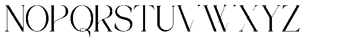 Mefralz Font UPPERCASE