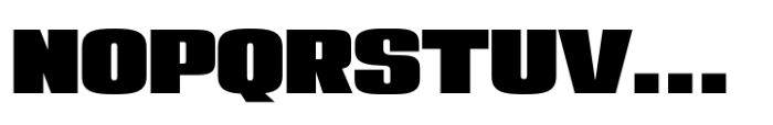 Mega Deca Font UPPERCASE