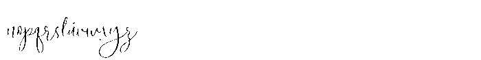 Megadine Font LOWERCASE