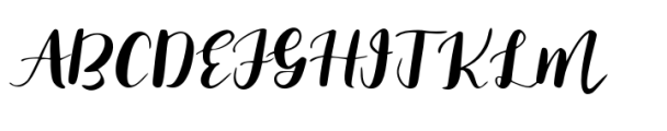 Megalith Script Italic Font UPPERCASE