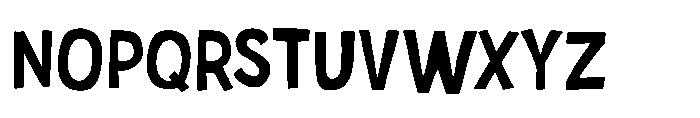 Meganthropus Regular Font UPPERCASE