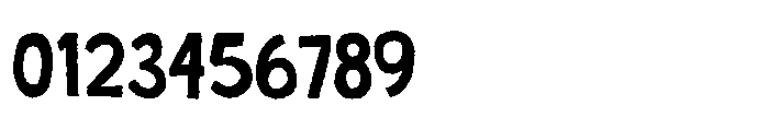 Meganthropus Rough Font OTHER CHARS