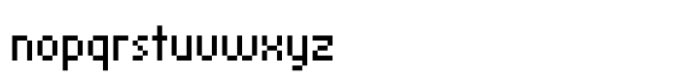 Megapixel Font LOWERCASE