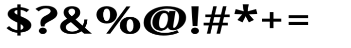 Megapolis Bold Expanded Font OTHER CHARS