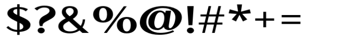 Megapolis Medium Expanded Font OTHER CHARS