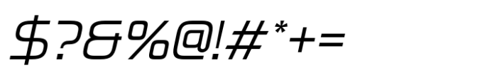 Megatrans Italic Font OTHER CHARS