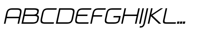 Megatrans Italic Font UPPERCASE