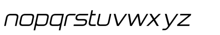 Megatrans Italic Font LOWERCASE