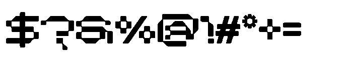 Megatrox Font OTHER CHARS