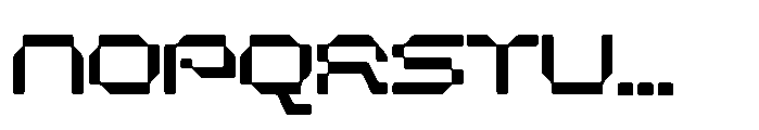 Megatrox Font LOWERCASE