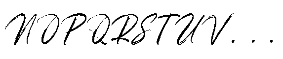 Megatter Breathin  Regular Font UPPERCASE