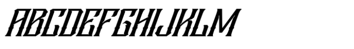 Megaz Vintage Italic Font UPPERCASE