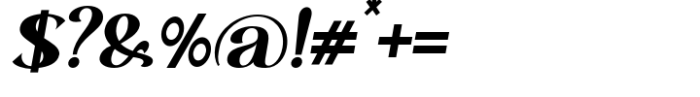 Meghan Breeze Italic Font OTHER CHARS
