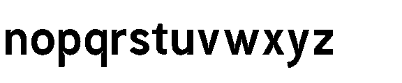 Megiar Regular Font LOWERCASE