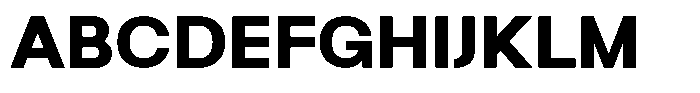 Megib Font UPPERCASE