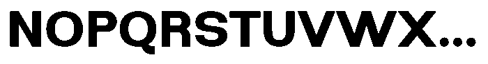 Megib Font UPPERCASE