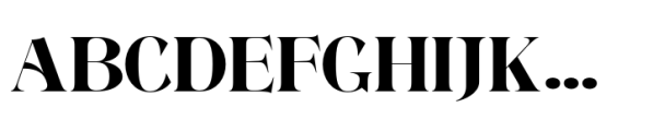 Megilona Bold Expanded Font UPPERCASE