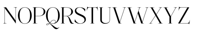 Megilona Thin Font UPPERCASE