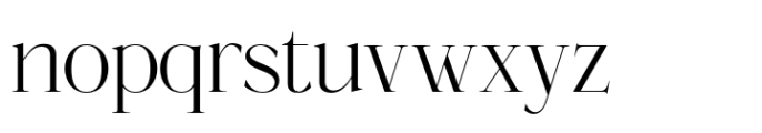 Megilona Thin Font LOWERCASE