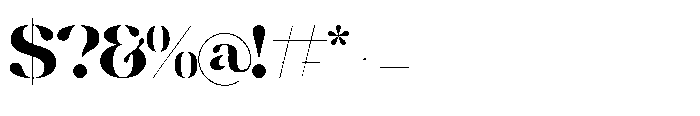Megisha Regular Font OTHER CHARS
