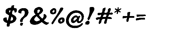 Megiula Font OTHER CHARS