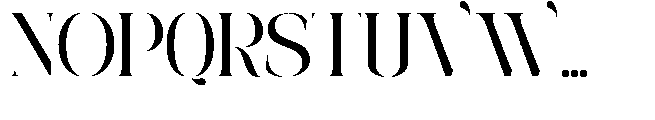 Megivia  Regular Font UPPERCASE