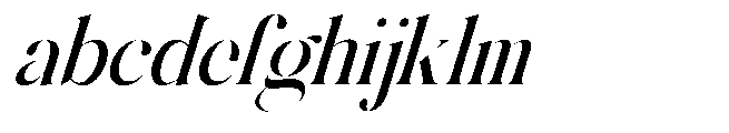Megivia  Slant Regular FONT