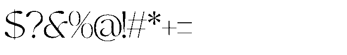 Megria Regular Font OTHER CHARS