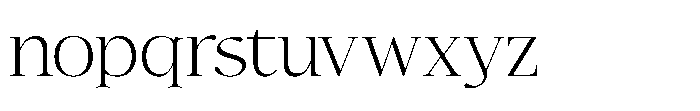 Megria Regular Font LOWERCASE