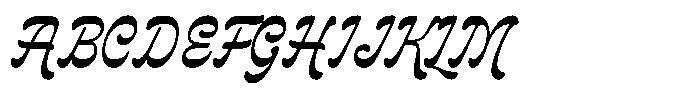 Megster Script Regular Font UPPERCASE