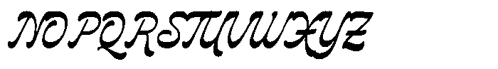 Megster Script Regular Font UPPERCASE