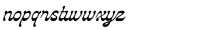 Megster Script Regular Font LOWERCASE