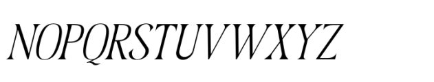 Megunso Italic Font LOWERCASE