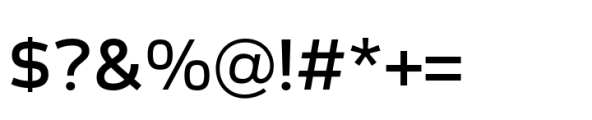 Meguro Sans Medium Font OTHER CHARS