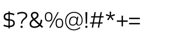 Meguro Sans Regular Font OTHER CHARS