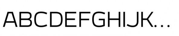 Meguro Sans Regular Font UPPERCASE