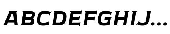 Meguro Serif Bold Italic Font UPPERCASE