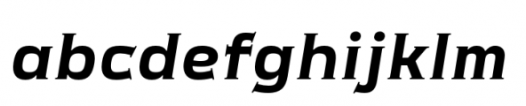 Meguro Serif Bold Italic Font LOWERCASE