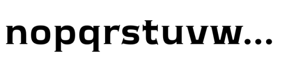 Meguro Serif Bold Font LOWERCASE