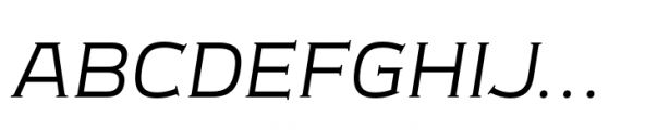 Meguro Serif Italic Font UPPERCASE