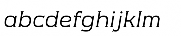 Meguro Serif Italic Font LOWERCASE