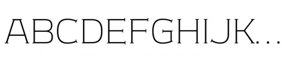 Meguro Serif Light Font UPPERCASE