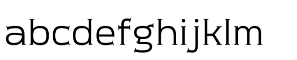 Meguro Serif Regular Font LOWERCASE