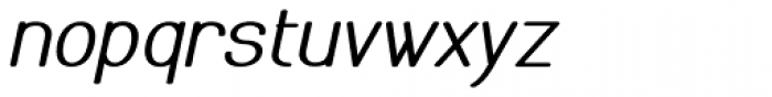 Meichic Bold Oblique Font LOWERCASE