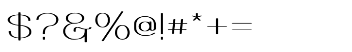 Meichic Thin Expand Font OTHER CHARS